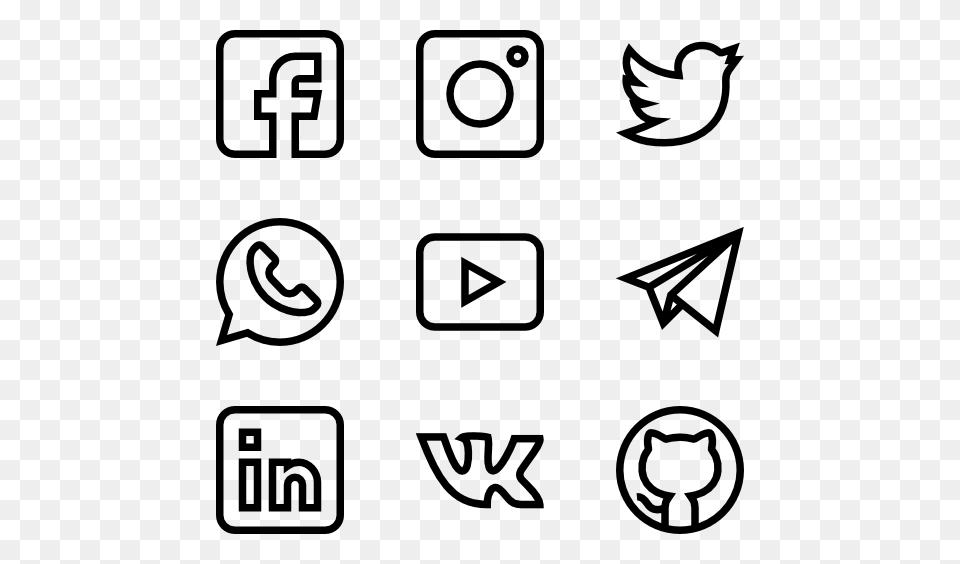 Instagram Icons, Gray Png Image