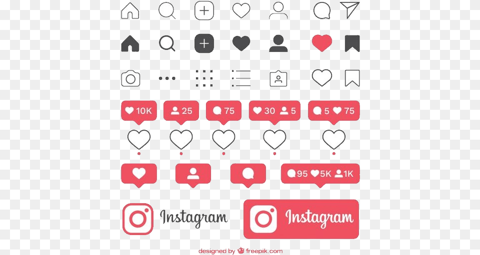 Instagram Icons Discovered By My Kuromi In 2020 Instagram Icons, Text, Blackboard Free Png Download