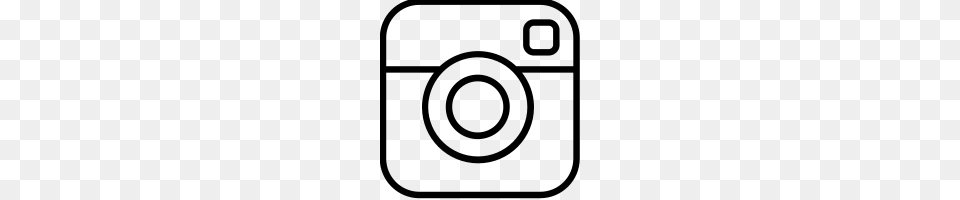 Instagram Icons Noun Project, Gray Png Image