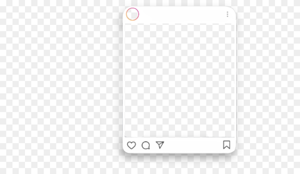 Instagram Ig Post Aesthetic White Smartphone, Electronics, Mobile Phone, Phone Free Png