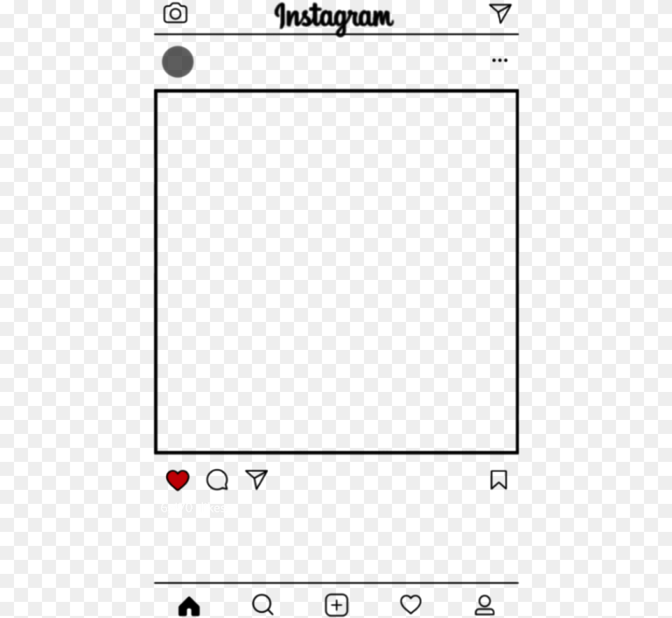 Instagram Instagram Frame Stiker Picsart Ig Free Png