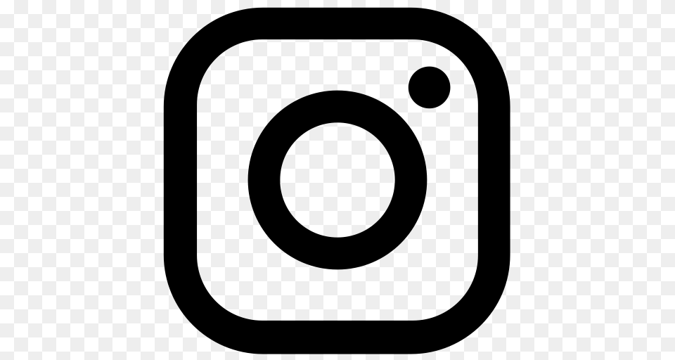 Instagram Instagram Logo Iphone Icon With And Vector Format, Gray Free Transparent Png