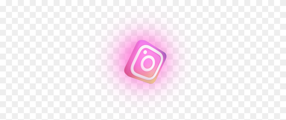Instagram Instastory Insta Iconbackground Icon Neon Red Transparent Instagram Neon, Purple, Spiral, Plate, Electronics Png