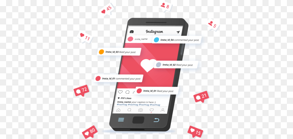 Instagram Likes U2013 Peoplegraphy Follower Instagram Likes, Electronics, Mobile Phone, Phone Free Transparent Png