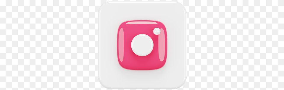 Instagram Logo 3d Illustration In Obj Or Icon Love Instagram 3d, Cushion, Home Decor, Disk, Accessories Free Transparent Png