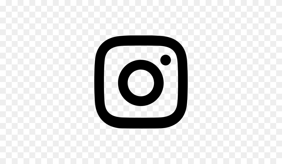 Instagram Logo Black Insta, Cutlery, Fork Png