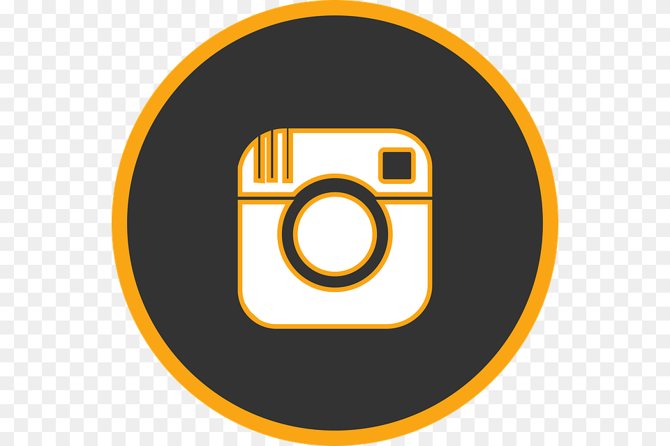 Instagram Logo Button Winnipeg Jets Logo Svg, Photography, Disk, Appliance, Device Png Image