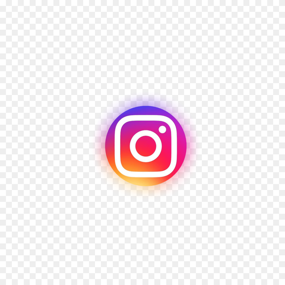 Instagram Logo Icon Neon Circle Instagam, Sphere, Light, Astronomy, Moon Png