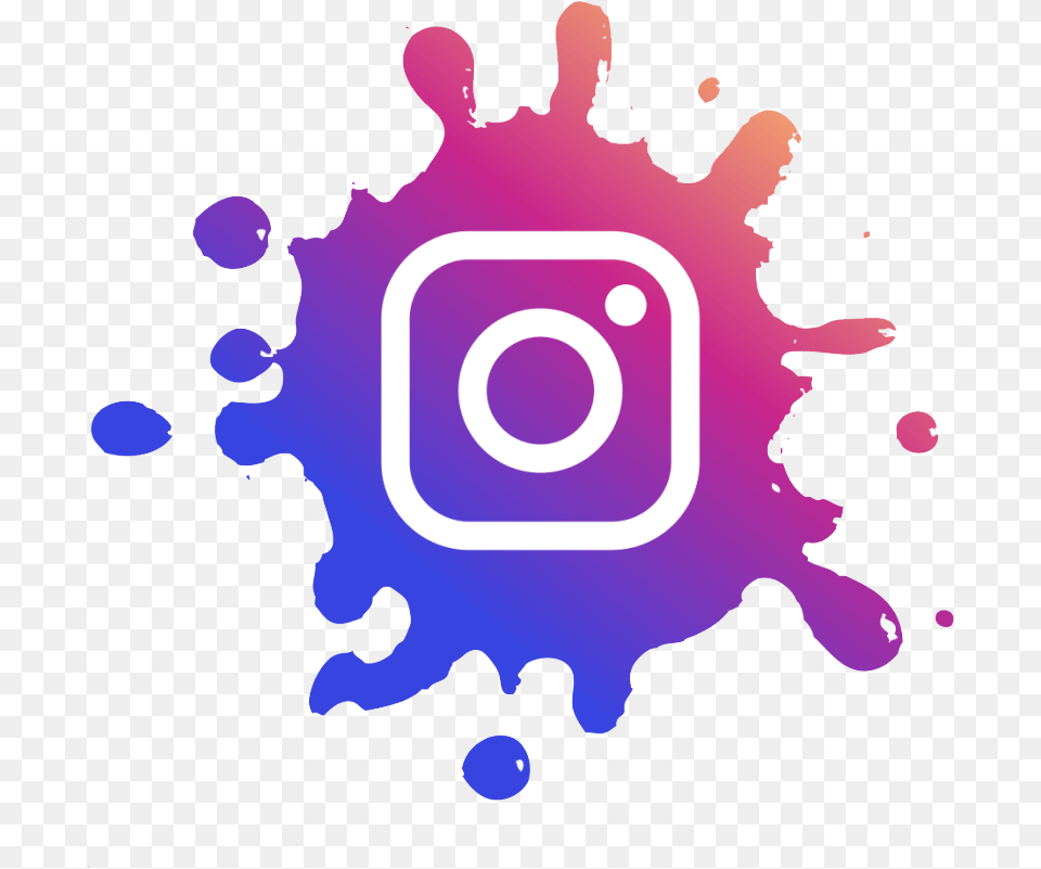 Instagram Logo Images Instagram Splash Logo, Art, Graphics, Purple, Stain Png Image