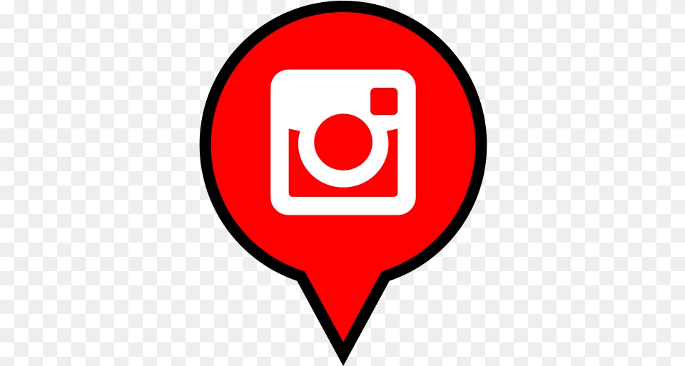 Instagram Logo Pin Icon Red Instagram Logo Transparent Free Png Download