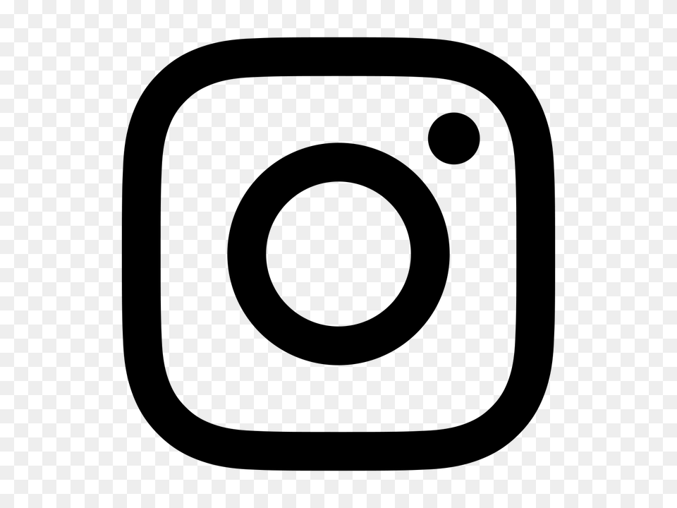 Instagram Logo Vector, Gray Free Transparent Png