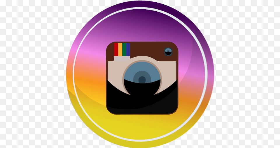 Instagram Media Social Web Icon Camera, Disk, Photography, Electronics Free Png