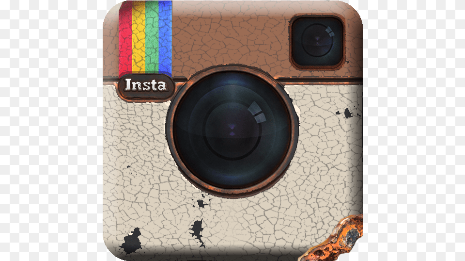 Instagram Metallic Logo, Electronics, Camera, Digital Camera, Machine Png Image