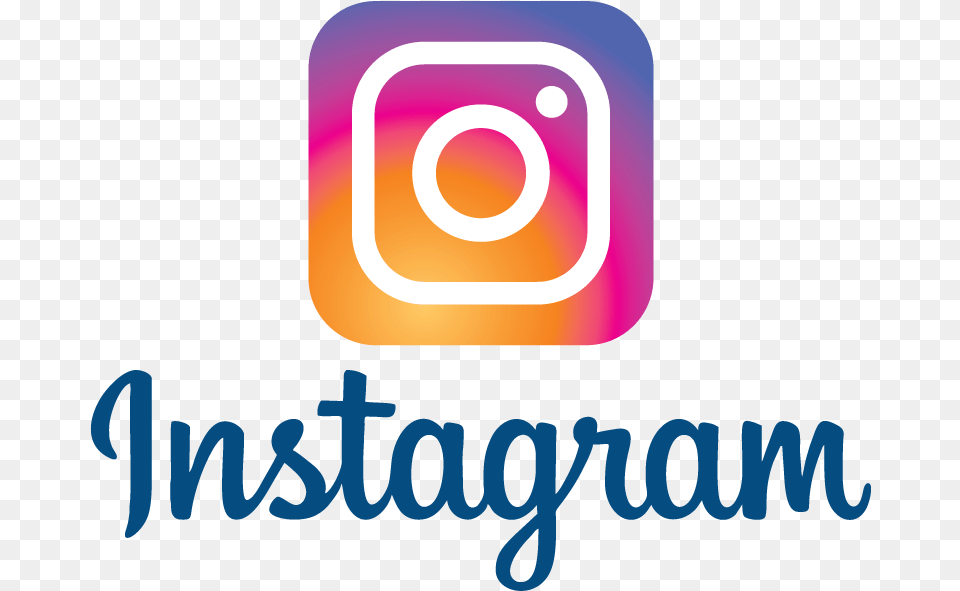 Instagram New Logo Multi Color Vector Blue Text Instagram Logo Color Vector, Art, Graphics Free Transparent Png