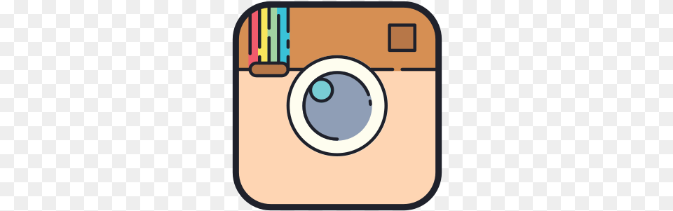 Instagram Old Icon Digital Camera, Disk, Appliance, Device, Electrical Device Free Png