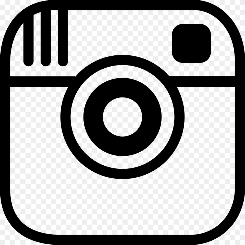 Instagram Photo Camera Logo Outline Comments, Electronics, Digital Camera, Device, Grass Free Png Download