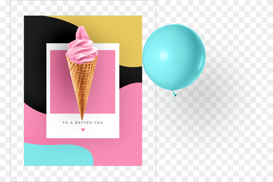 Instagram Photo Editor Soft Serve Ice Creams, Balloon, Cream, Dessert, Food Free Png