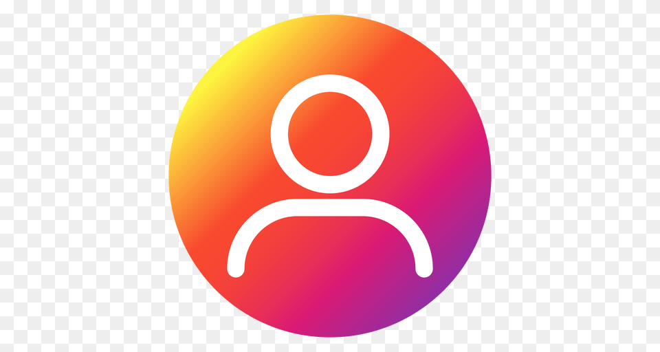 Instagram Profile Button, Symbol, Disk, Text Free Transparent Png