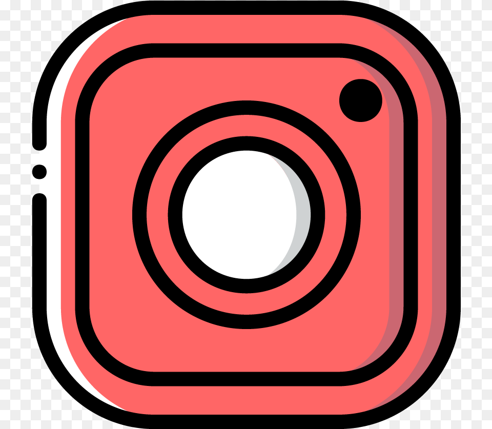 Instagram Rosa Logo Instagram Rosa, Electronics, Speaker, Disk Free Transparent Png