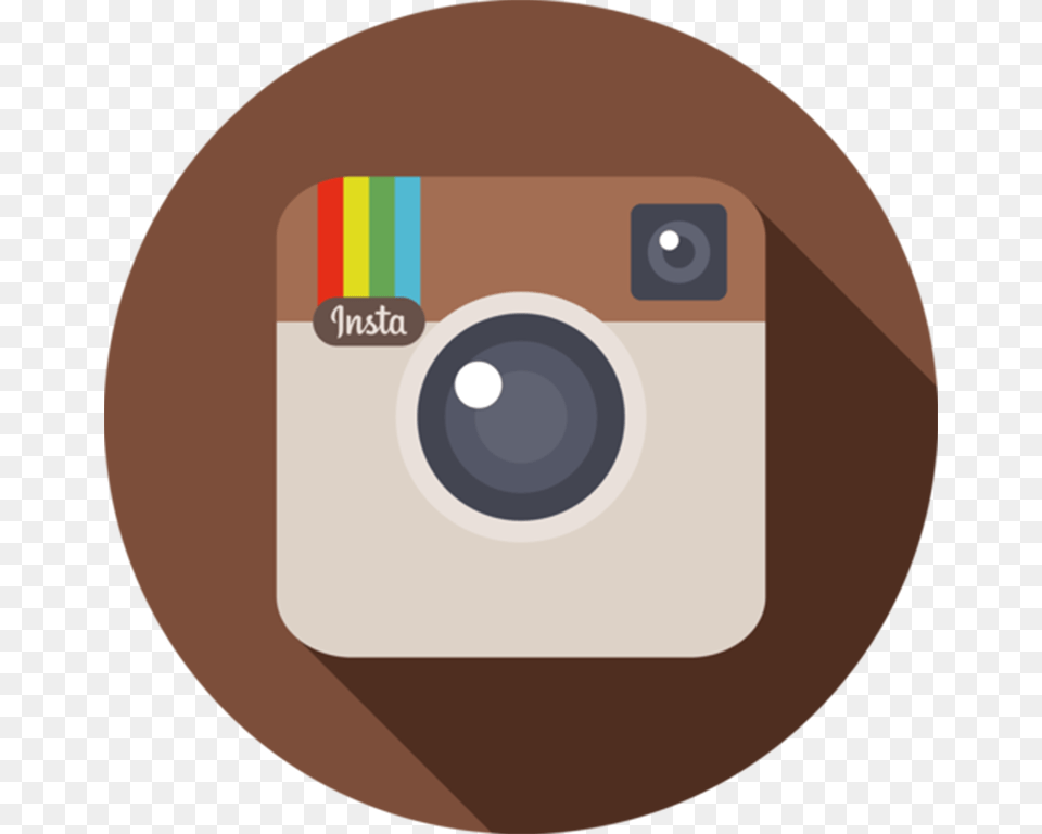 Instagram Round Logo Transparent Background Circle Instagram Logo, Electronics, Camera, Disk, Digital Camera Png