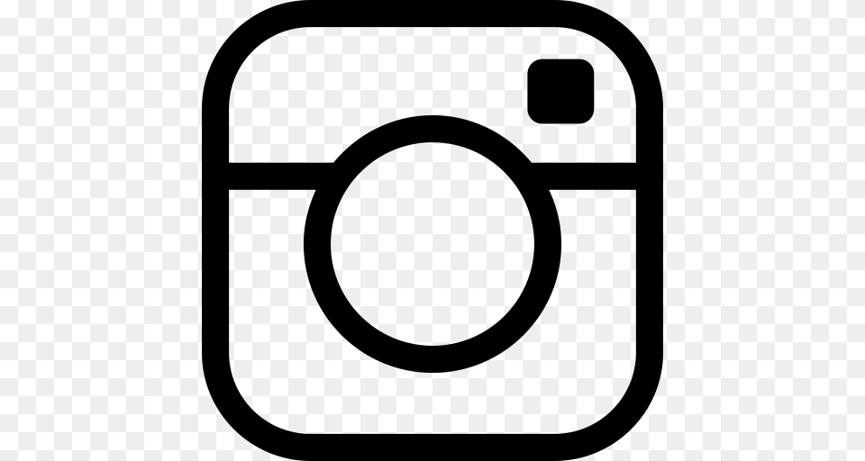 Instagram Simple Icon With And Vector Format For Gray Free Png Download