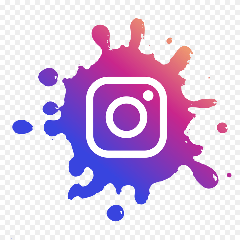 Instagram Splash Free Download Searchpngcom Instagram Logo Splash, Art, Graphics, Purple Png Image