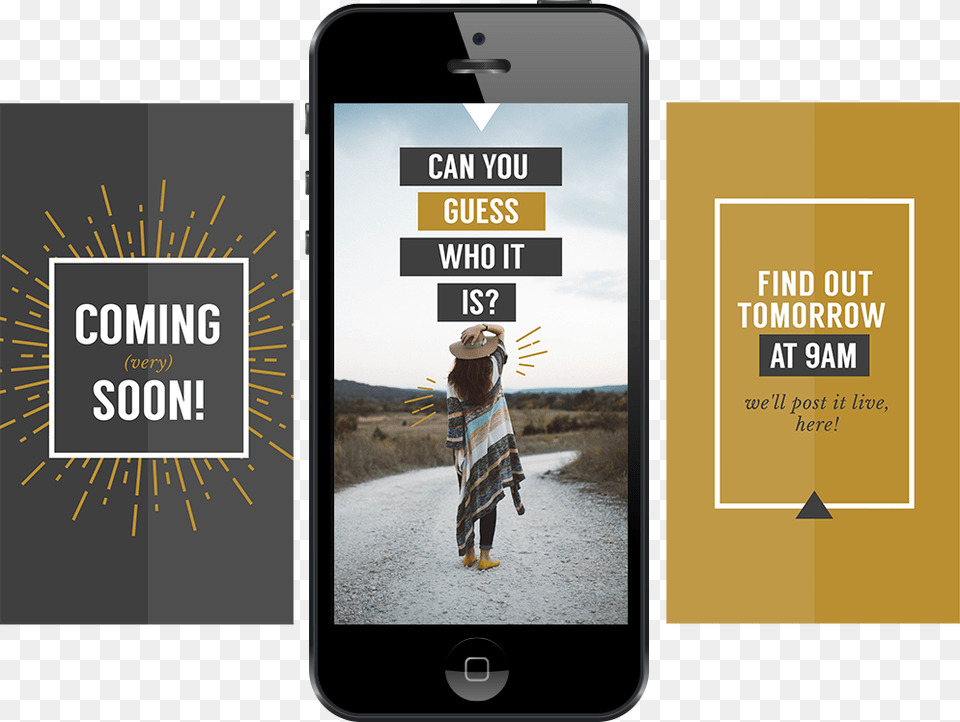 Instagram Stories Template For Coming Soon Annoucement New Post Instagram Story, Electronics, Mobile Phone, Phone, Person Free Png Download