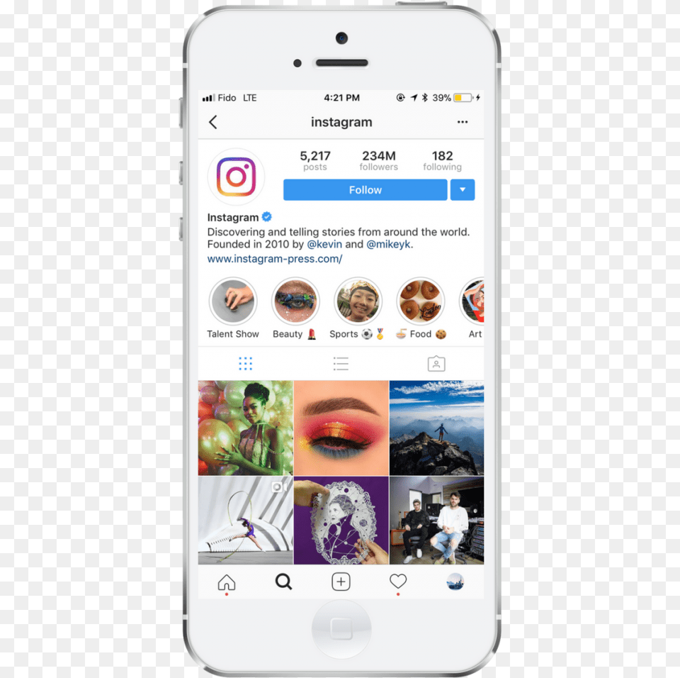 Instagram Story Highlights Iphone, Electronics, Phone, Mobile Phone, Adult Free Png Download