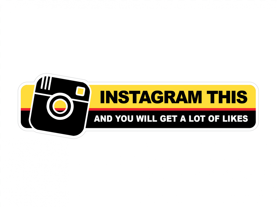 Instagram This And You Will Get A Lot Of Likes Graphic Design, Sticker Free Transparent Png