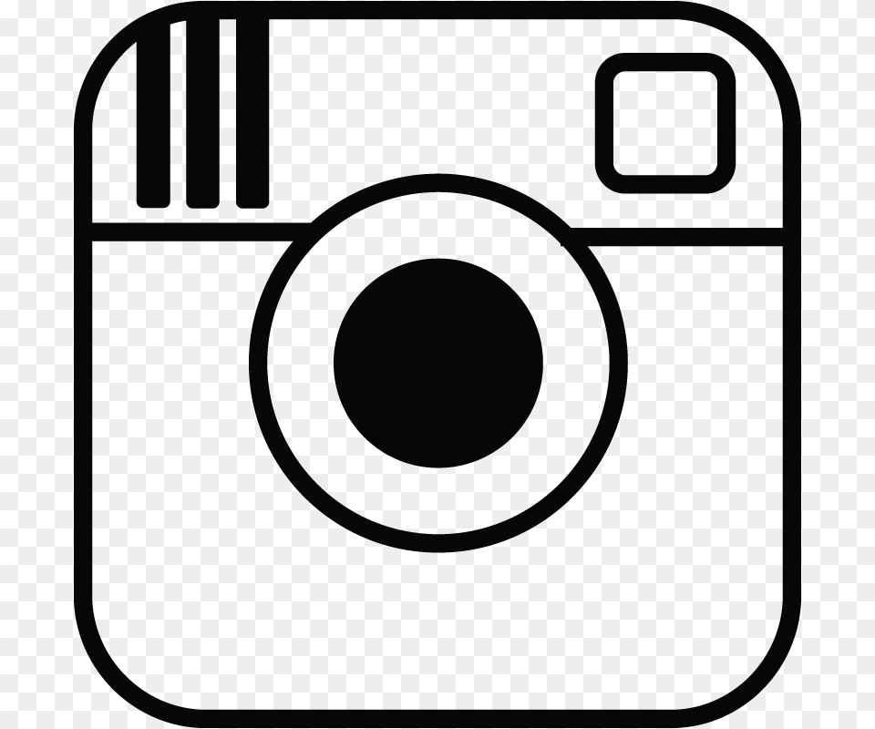 Instagram Transparent Background Black And White Instagram Logo, Electronics, Camera Free Png Download