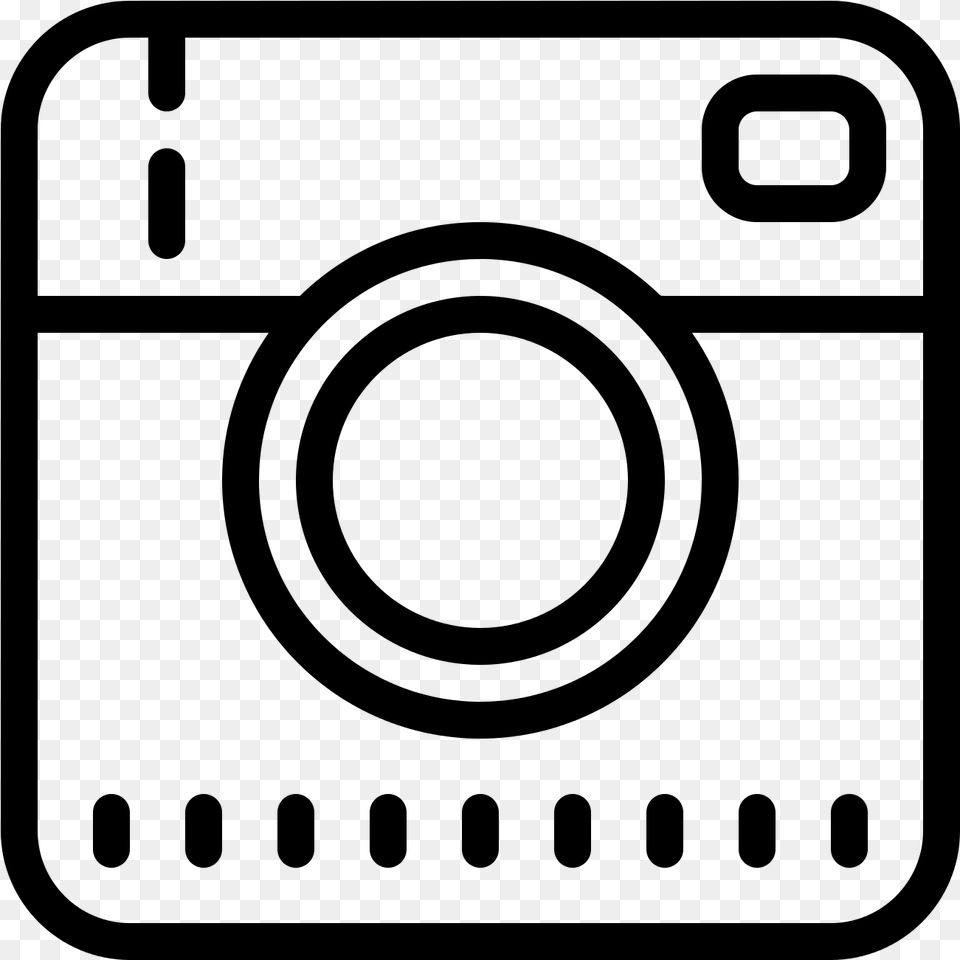 Instagram Transparent Logo White Instagram Old Logo, Gray Png