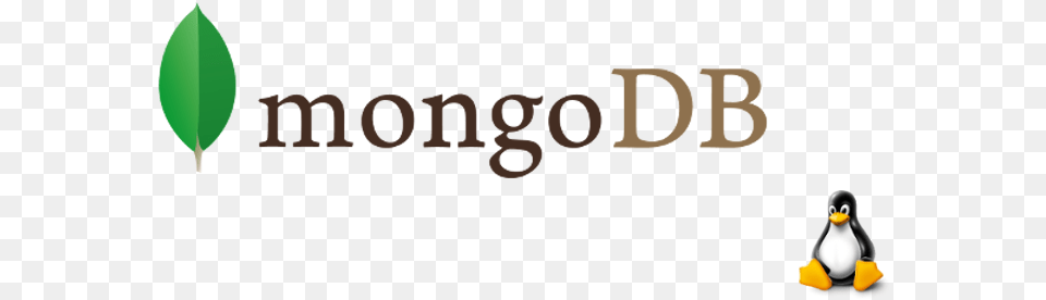 Install Mongodb On Ubuntu Linux Mongodb Log, Animal, Bird, Penguin, Logo Free Png Download