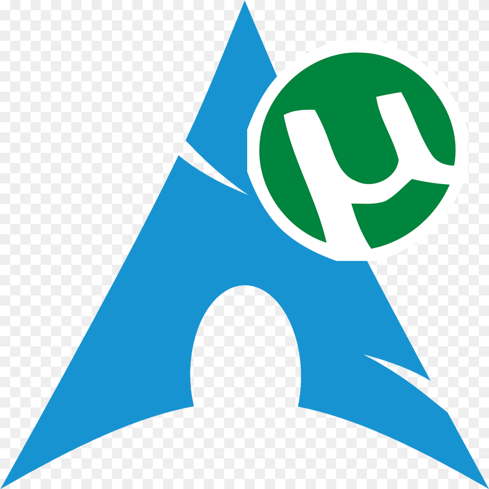 Install Utorrent Server Arch Linux Icon, Logo, Animal, Fish, Sea Life Free Png Download