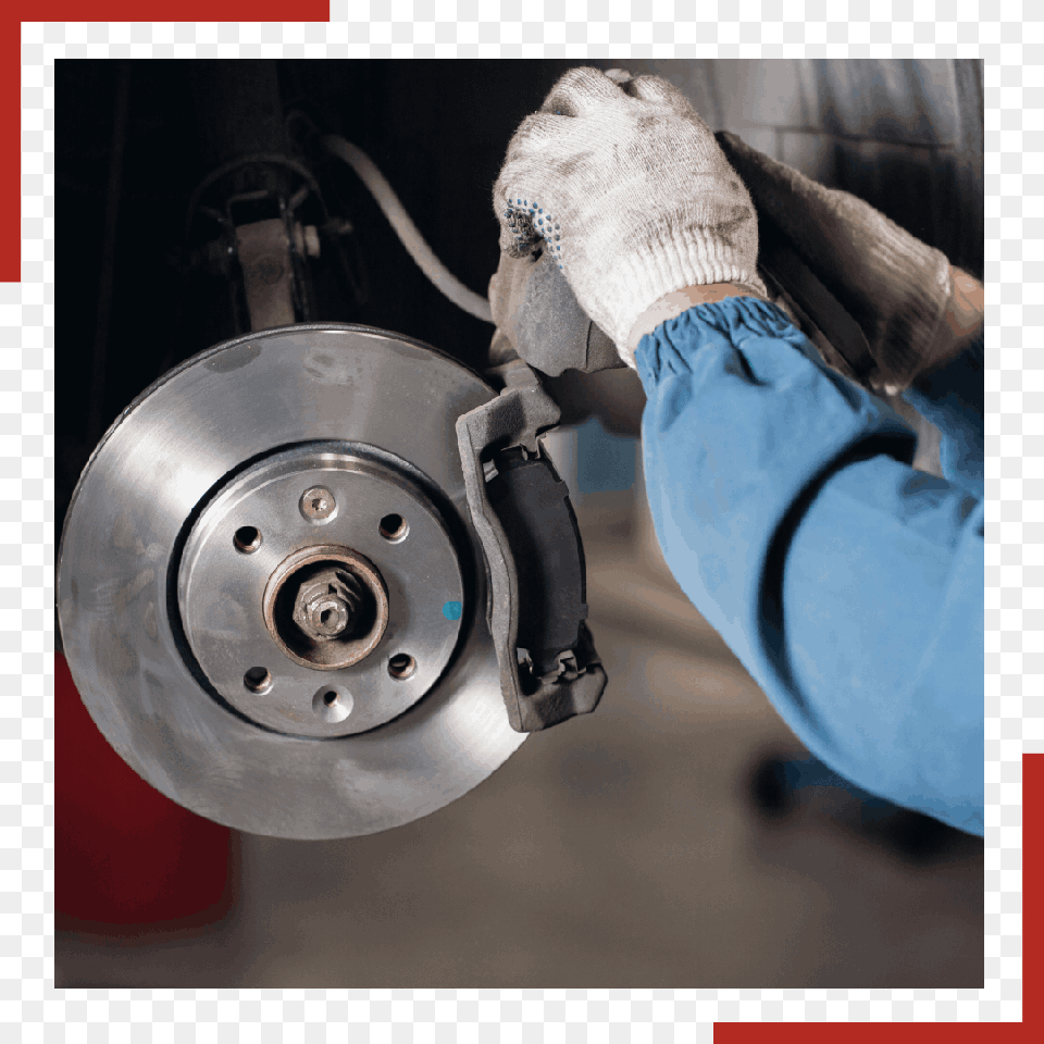 Installing Car Brakes Brake Pads Check On Car, Clothing, Coil, Glove, Machine Png Image