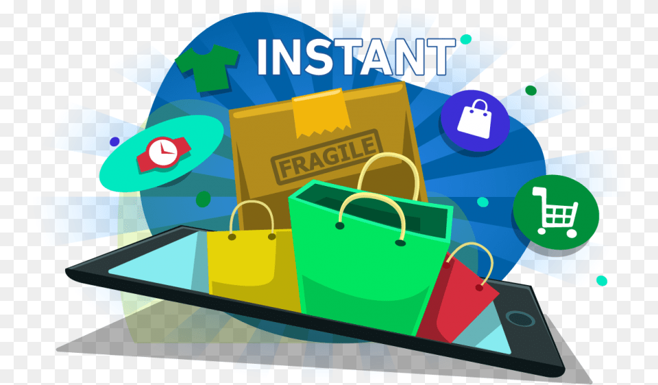 Instant Delivery Service Instant Courier Delivery Graphic Design, Bag, Dynamite, Weapon, Accessories Free Png Download