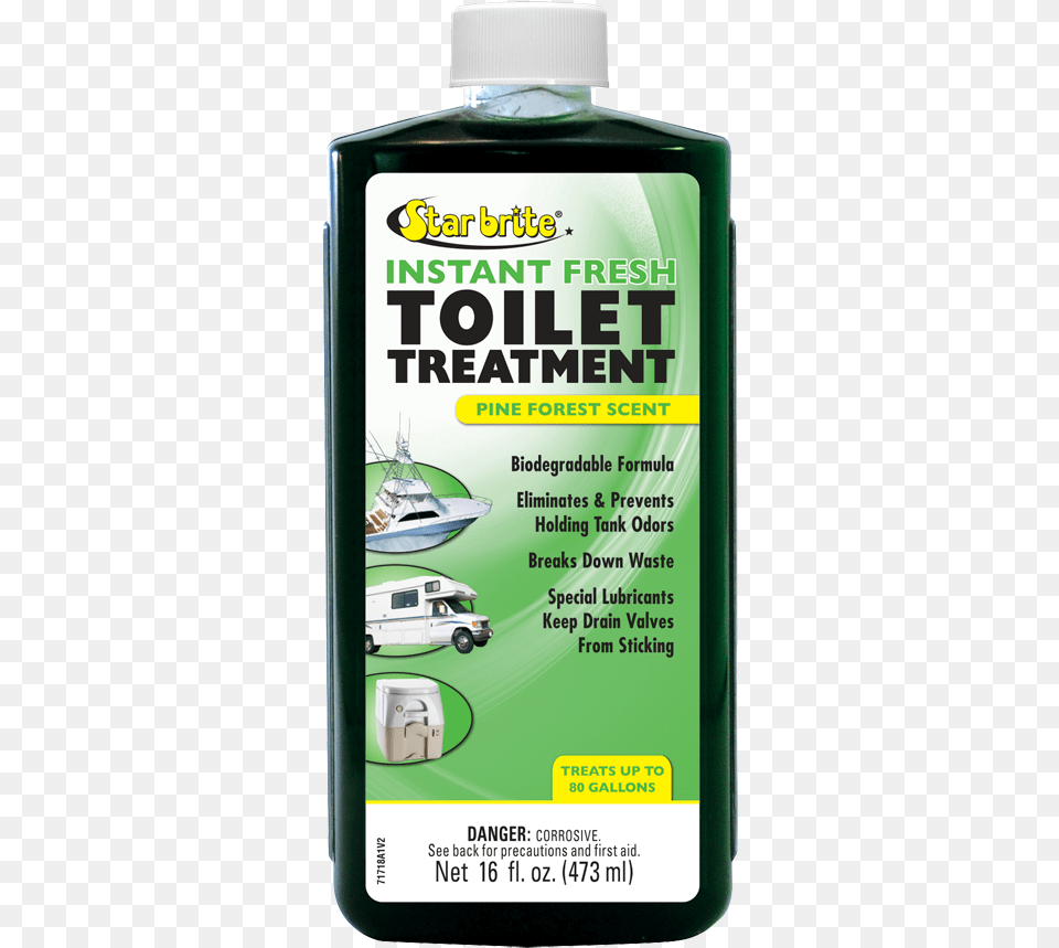 Instant Fresh Toilet Treatment Pine Scent Starbrite Toilet Treatment Lemon, Bottle, Boat, Transportation, Vehicle Free Png