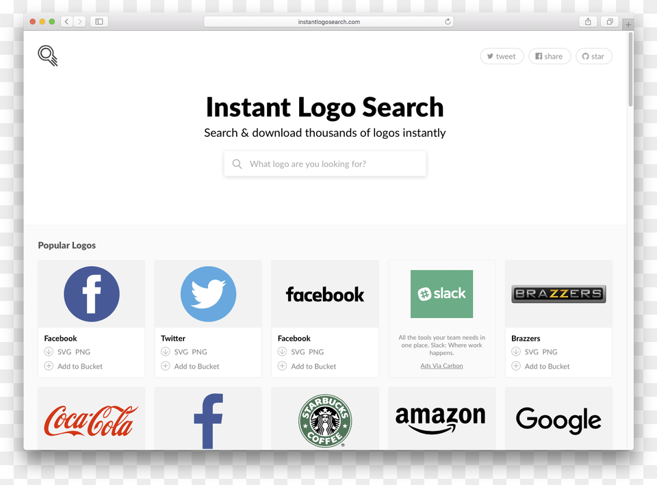 Instant Logo Search Logo, File, Webpage, Text Free Png Download