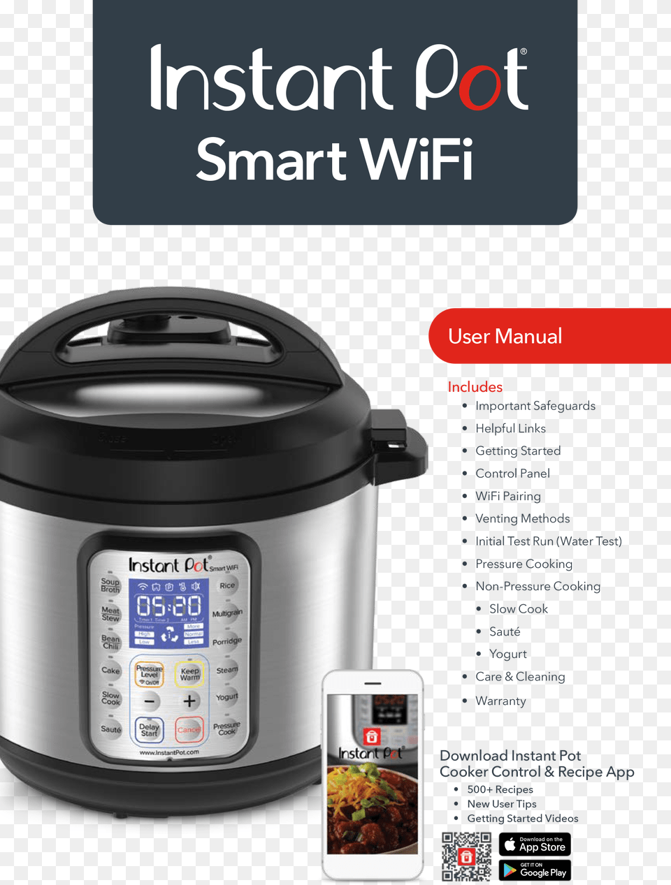 Instant Pot 8qt Duo, Appliance, Cooker, Device, Electrical Device Free Transparent Png