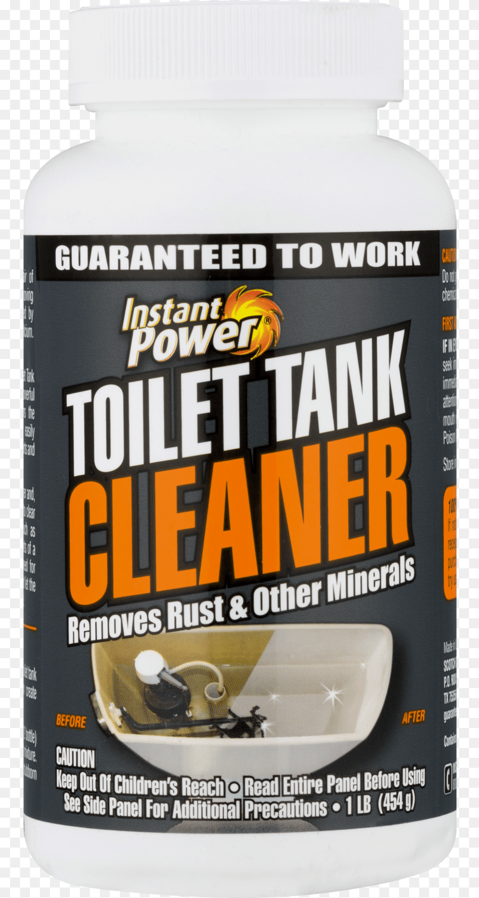 Instant Power 1806 Toilet Tank Cleaner 1 Lb, Astragalus, Flower, Plant, Can Free Png