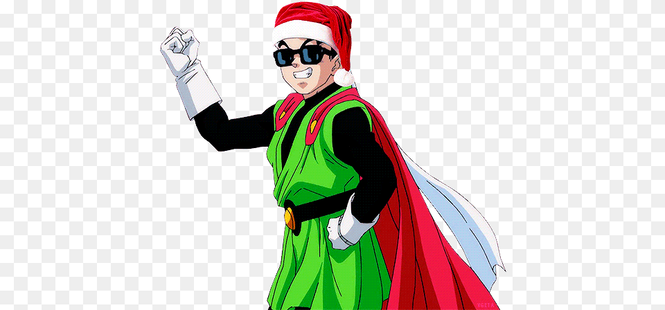 Instant Sound Effect Button Christmas Gohan, Adult, Person, Female, Costume Png Image