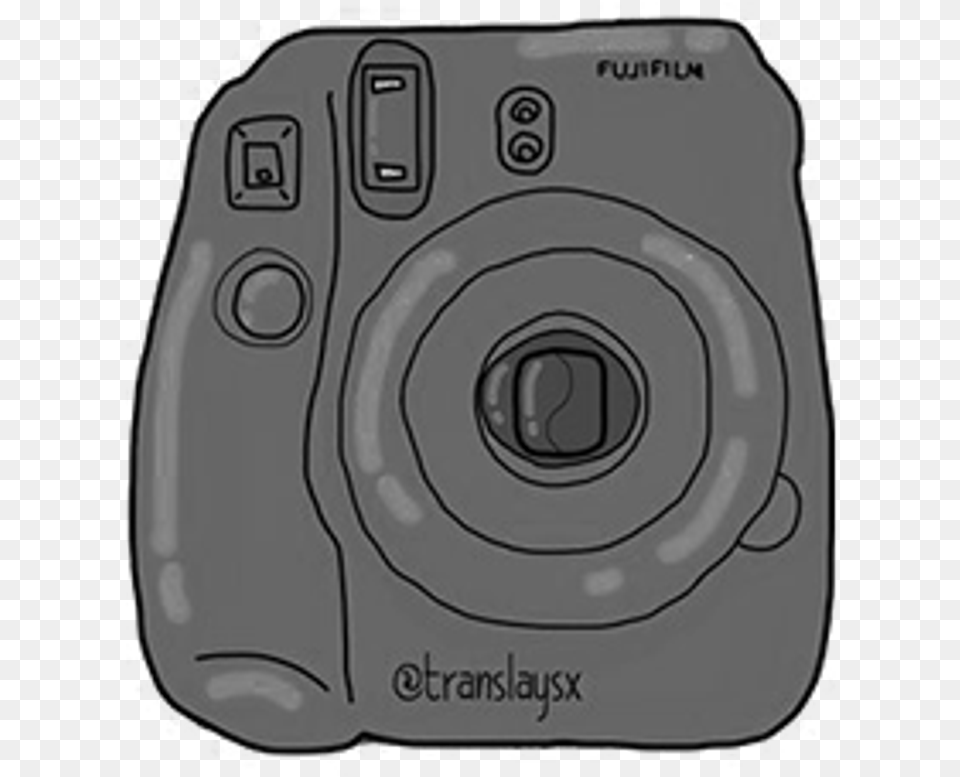 Instaxmini Black Tumblr Instax Camera Clip Art, Digital Camera, Electronics Png Image