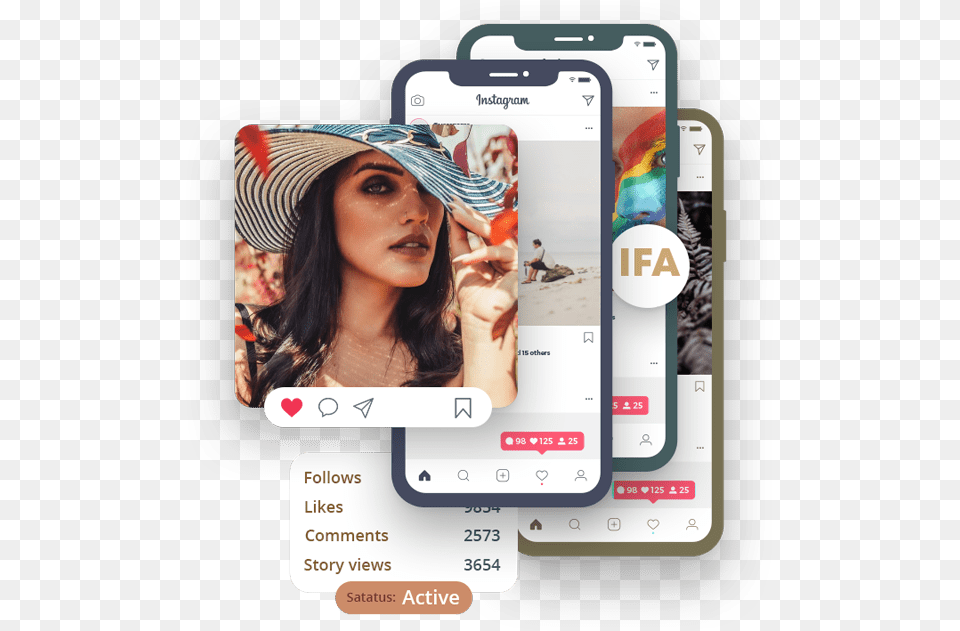 Instazood Instagram Bot For Follow Like Comment Unfollow Instagram Phone, Electronics, Mobile Phone, Adult, Person Free Transparent Png