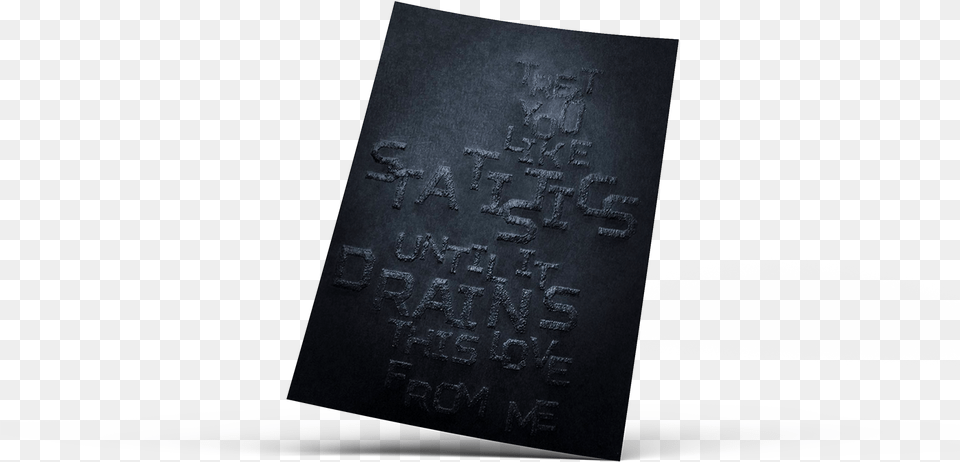 Instead Of Ink I Pushed Holes In The Paper With A Needle Motif, Text Free Png Download