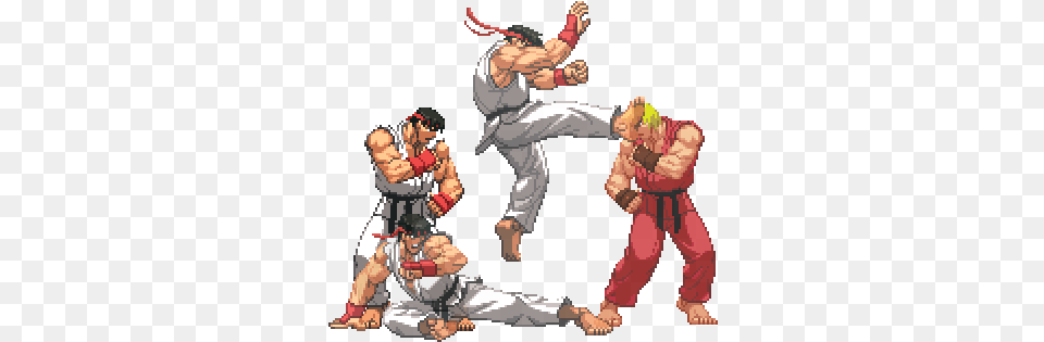Instead Of The Crouching Forward Ryu Could Use An Ryu, Martial Arts, Person, Sport, Baby Free Png Download