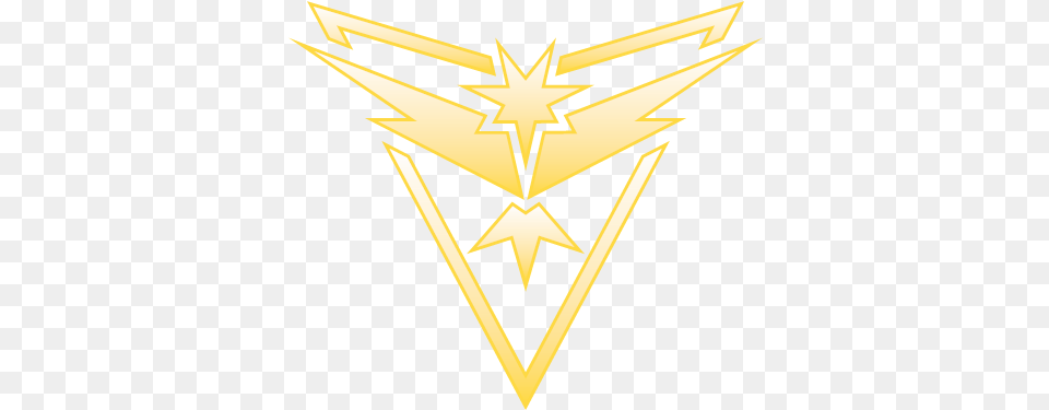 Instinct Pokemon Team Icon Go Logo, Symbol, Star Symbol Png Image