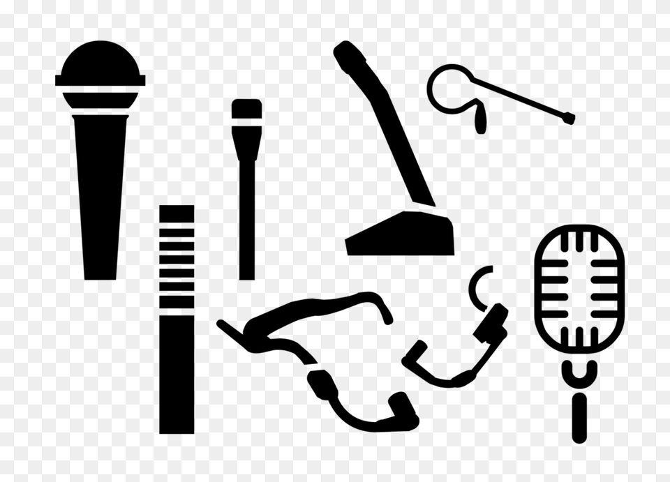 Instrument, Electrical Device, Microphone, Stencil, Smoke Pipe Free Png