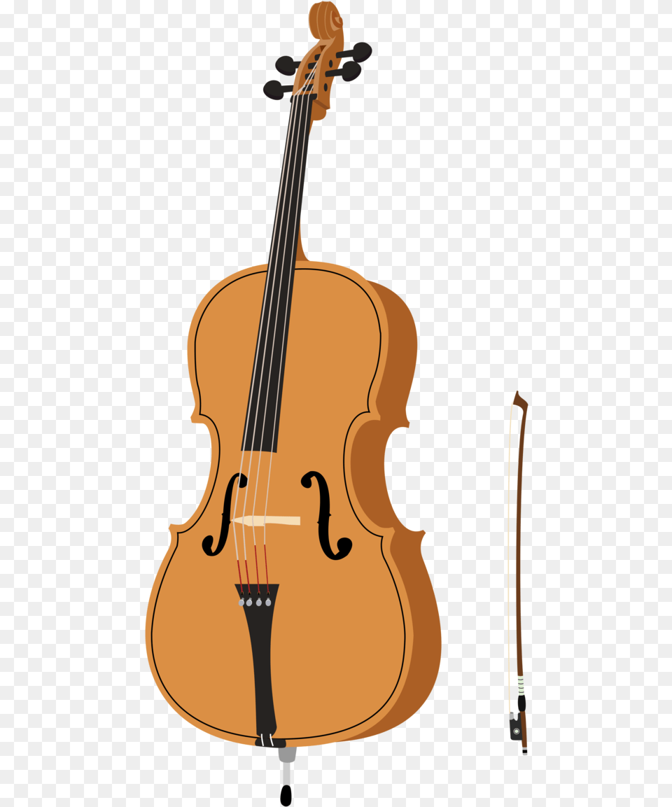 Instrument Clipart Violin Bow Cello Clipart Transparent Background, Musical Instrument Png