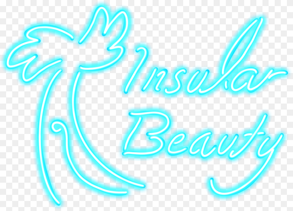 Insular Beauty Neon Sign Free Png Download