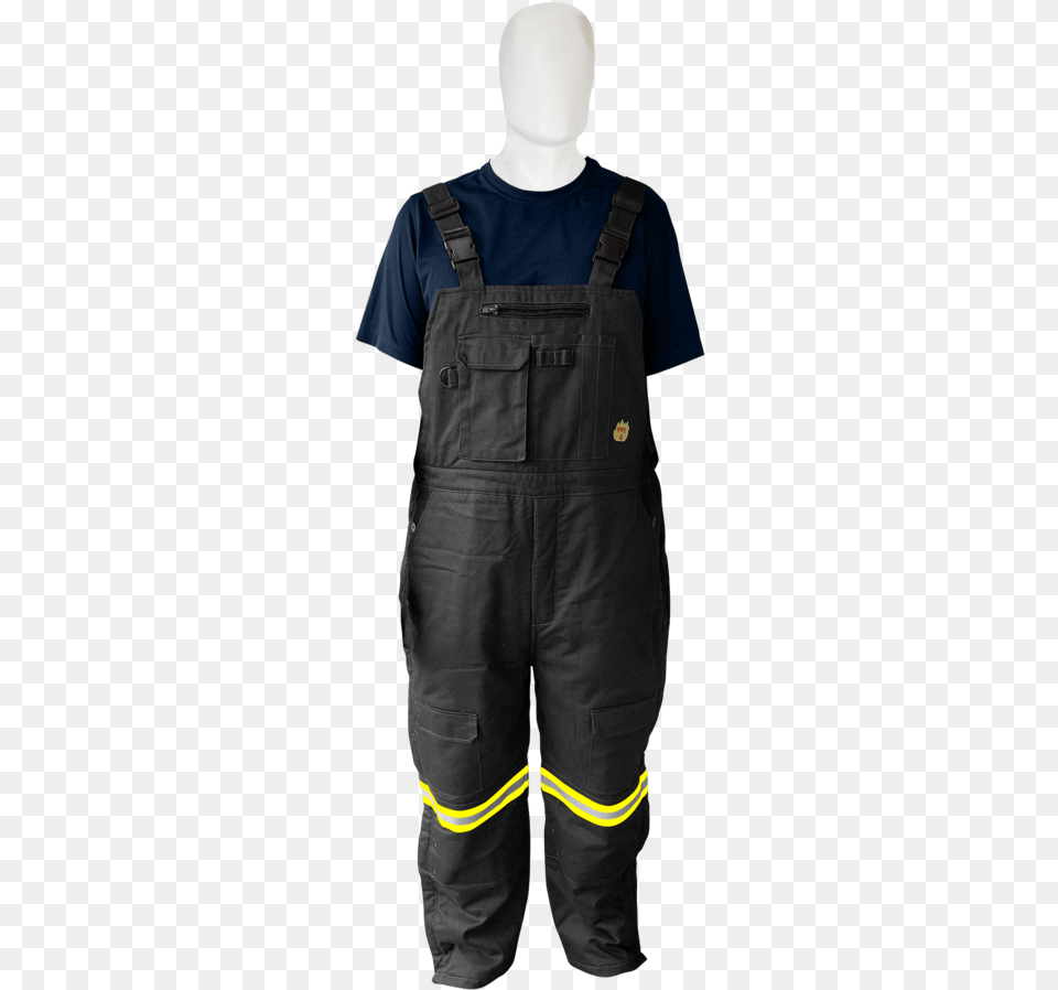 Insulated Black Bib Fr And Arc Rated Cat4 One Piece Garment, Clothing, Jeans, Pants, Adult Free Png Download