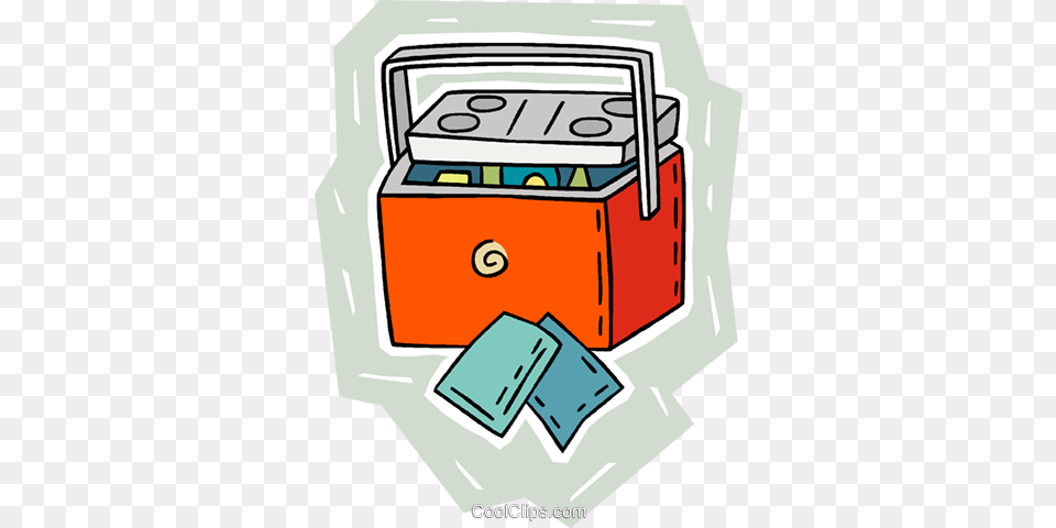 Insulated Cooler Royalty Free Vector Clip Art Illustration, Device, Electrical Device, Appliance, Dynamite Png Image